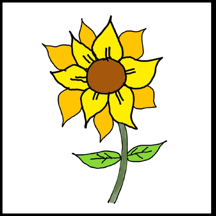 Cara Mudah Mengajari Anak Anak Menggambar Bunga Matahari Yayasan Sekar Mentari